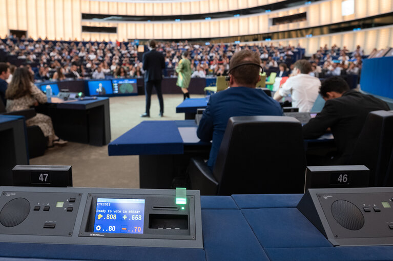 Foto 15: European Youth Event (EYE 2023) - Plenary session