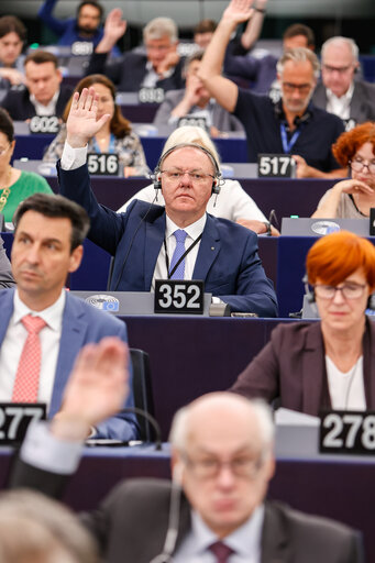 Nuotrauka 8: EP Plenary session - Voting session