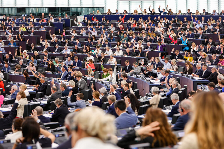 Fotografi 13: EP Plenary session - Voting session