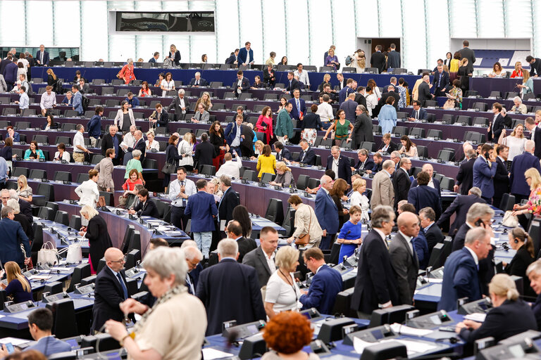 Nuotrauka 1: EP Plenary session - Voting session