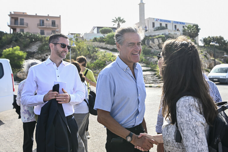 Zdjęcie 1: Committee on Civil Liberties, Justice and Home Affairs - Mission on Search And Rescue in Lampedusa (Sicily), Italy, 20 June 2023.