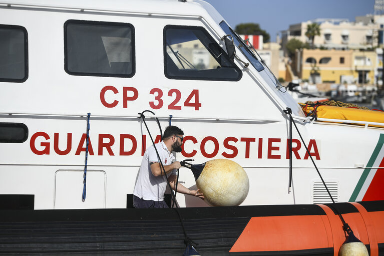 Zdjęcie 7: Committee on Civil Liberties, Justice and Home Affairs - Mission on Search And Rescue in Lampedusa (Sicily), Italy, 20 June 2023.