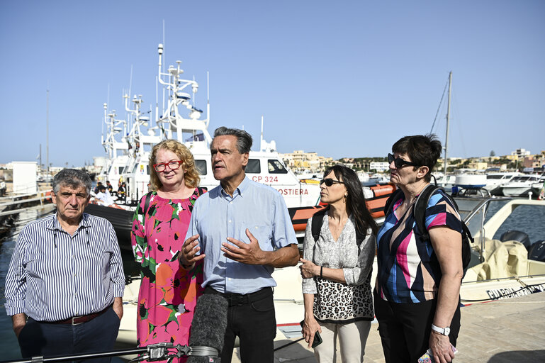 Foto 50: Committee on Civil Liberties, Justice and Home Affairs - Mission on Search And Rescue in Lampedusa (Sicily), Italy, 20 June 2023.