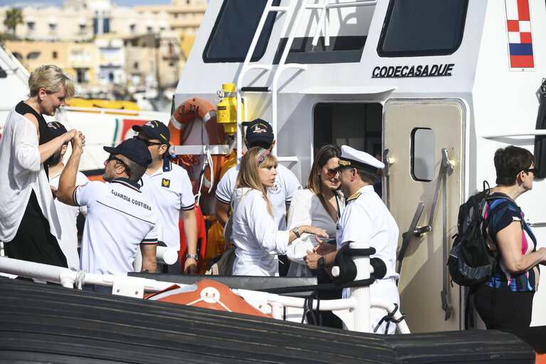 Foto 43: Committee on Civil Liberties, Justice and Home Affairs - Mission on Search And Rescue in Lampedusa (Sicily), Italy, 20 June 2023.