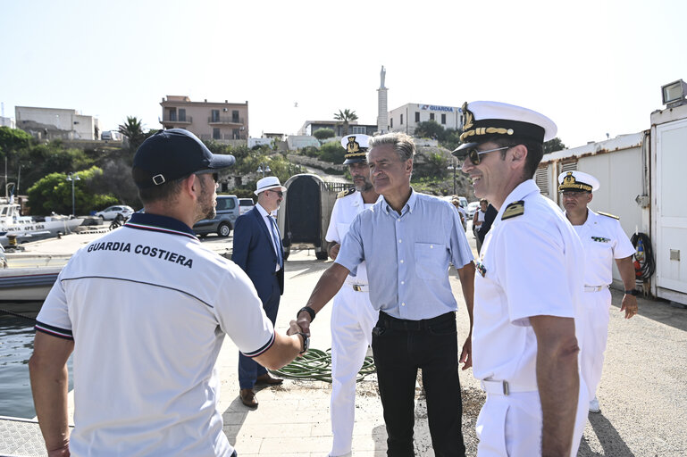 Foto 41: Committee on Civil Liberties, Justice and Home Affairs - Mission on Search And Rescue in Lampedusa (Sicily), Italy, 20 June 2023.