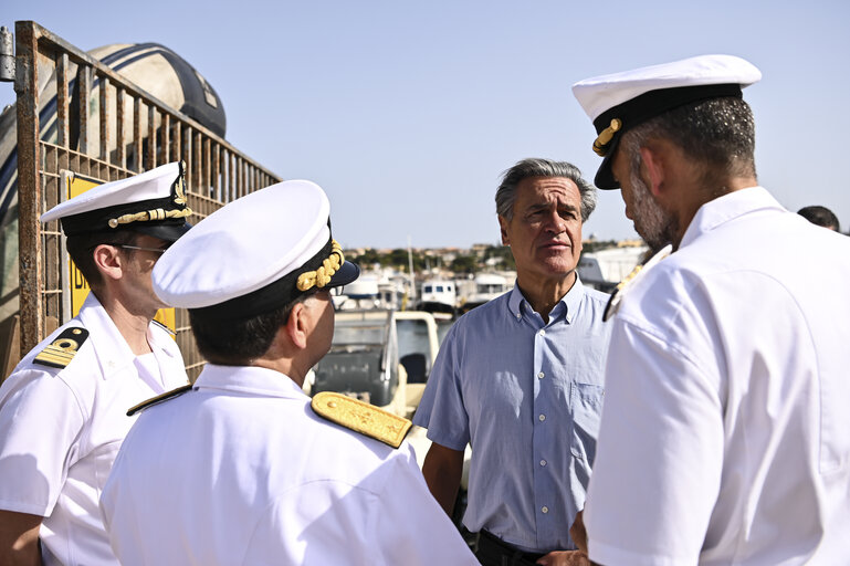 Foto 45: Committee on Civil Liberties, Justice and Home Affairs - Mission on Search And Rescue in Lampedusa (Sicily), Italy, 20 June 2023.