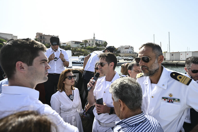 Foto 35: Committee on Civil Liberties, Justice and Home Affairs - Mission on Search And Rescue in Lampedusa (Sicily), Italy, 20 June 2023.