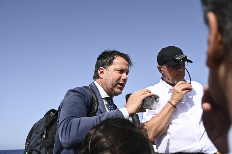 Foto 31: Committee on Civil Liberties, Justice and Home Affairs - Mission on Search And Rescue in Lampedusa (Sicily), Italy, 20 June 2023.