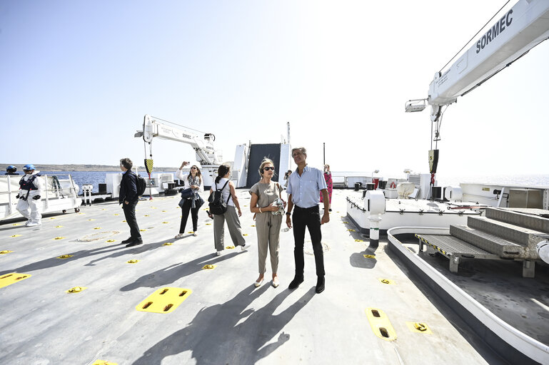 Foto 23: Committee on Civil Liberties, Justice and Home Affairs - Mission on Search And Rescue in Lampedusa (Sicily), Italy, 20 June 2023.