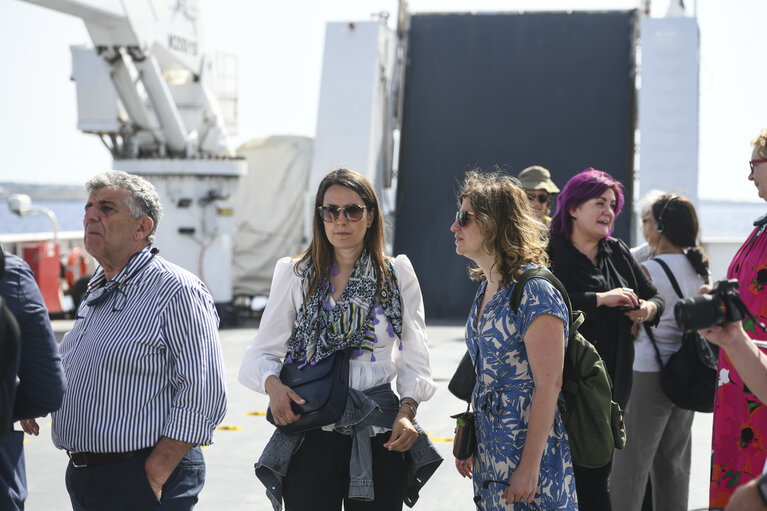 Foto 24: Committee on Civil Liberties, Justice and Home Affairs - Mission on Search And Rescue in Lampedusa (Sicily), Italy, 20 June 2023.