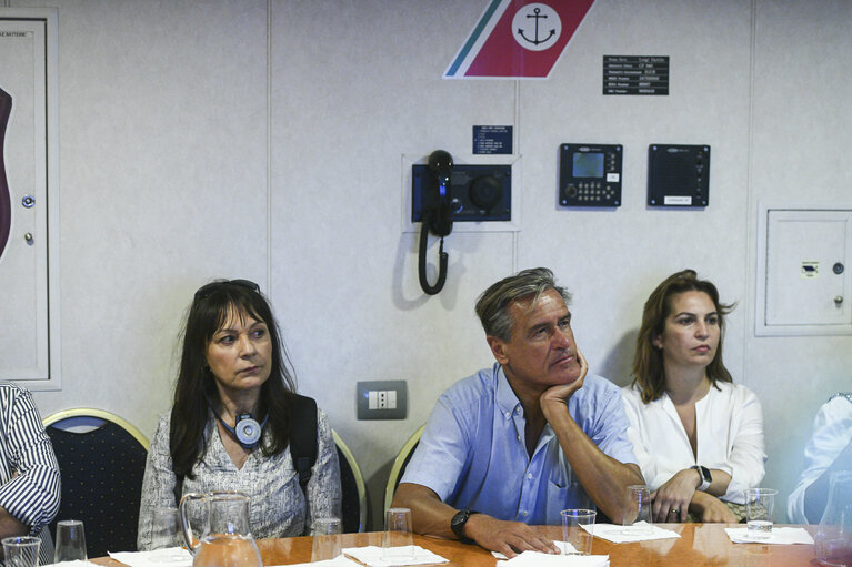 Foto 14: Committee on Civil Liberties, Justice and Home Affairs - Mission on Search And Rescue in Lampedusa (Sicily), Italy, 20 June 2023.