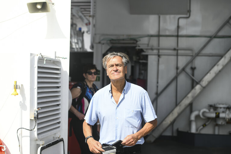 Foto 22: Committee on Civil Liberties, Justice and Home Affairs - Mission on Search And Rescue in Lampedusa (Sicily), Italy, 20 June 2023.