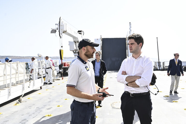 Foto 20: Committee on Civil Liberties, Justice and Home Affairs - Mission on Search And Rescue in Lampedusa (Sicily), Italy, 20 June 2023.