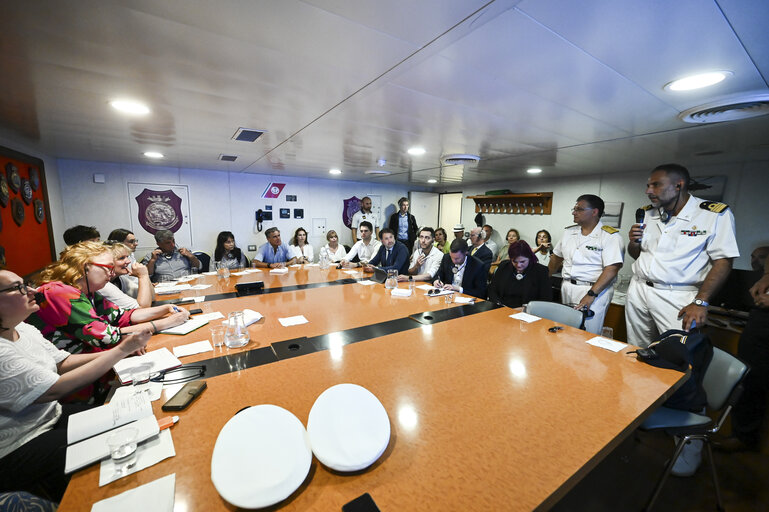 Foto 11: Committee on Civil Liberties, Justice and Home Affairs - Mission on Search And Rescue in Lampedusa (Sicily), Italy, 20 June 2023.