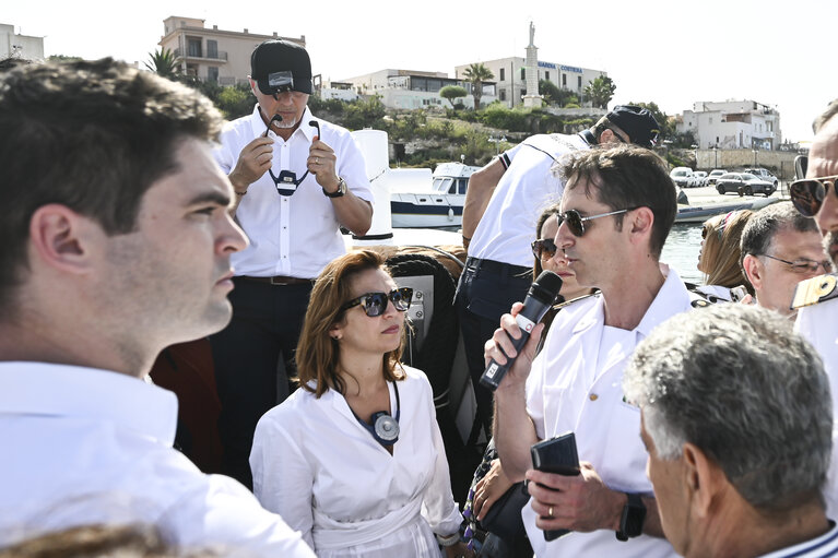 Foto 36: Committee on Civil Liberties, Justice and Home Affairs - Mission on Search And Rescue in Lampedusa (Sicily), Italy, 20 June 2023.