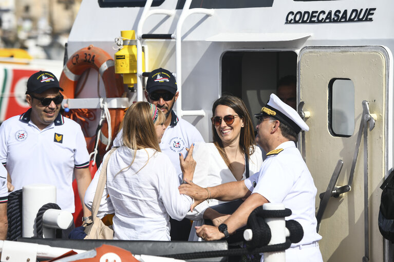 Foto 46: Committee on Civil Liberties, Justice and Home Affairs - Mission on Search And Rescue in Lampedusa (Sicily), Italy, 20 June 2023.