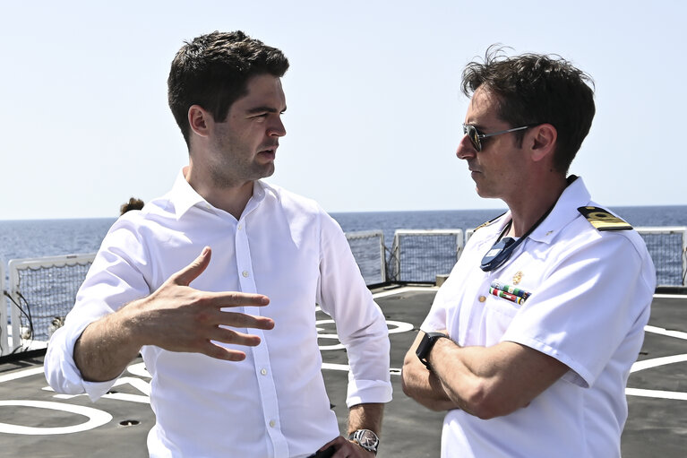 Foto 2: Committee on Civil Liberties, Justice and Home Affairs - Mission on Search And Rescue in Lampedusa (Sicily), Italy, 20 June 2023.