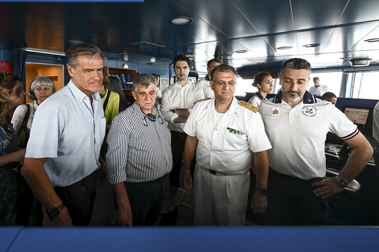 Foto 3: Committee on Civil Liberties, Justice and Home Affairs - Mission on Search And Rescue in Lampedusa (Sicily), Italy, 20 June 2023.