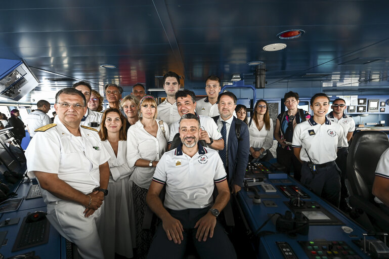 Foto 4: Committee on Civil Liberties, Justice and Home Affairs - Mission on Search And Rescue in Lampedusa (Sicily), Italy, 20 June 2023.