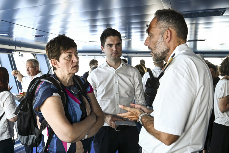 Foto 6: Committee on Civil Liberties, Justice and Home Affairs - Mission on Search And Rescue in Lampedusa (Sicily), Italy, 20 June 2023.