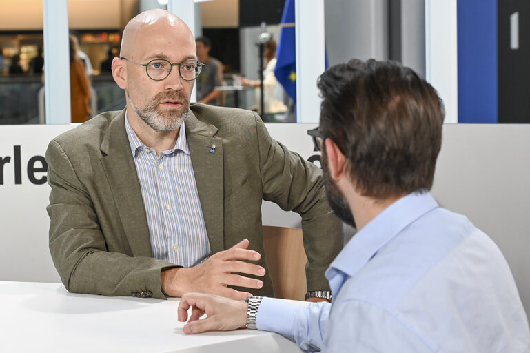 Fotografija 1: Alessandro Panza in the EP in Strasbourg