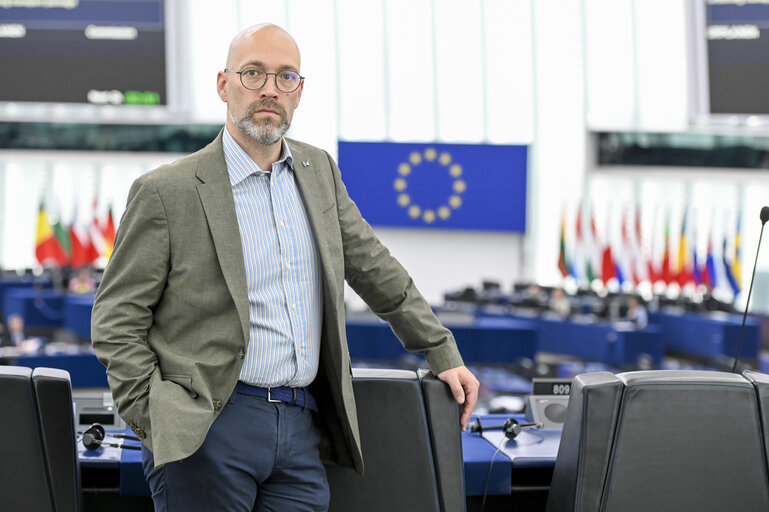 Снимка 3: Alessandro Panza in the EP in Strasbourg