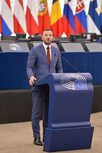 Foto 2: EP Plenary session - Short presentation - Accession to the Schengen area