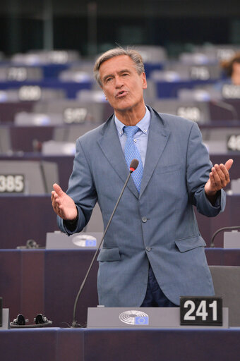 Foto 5: EP Plenary session - Short presentation - Accession to the Schengen area