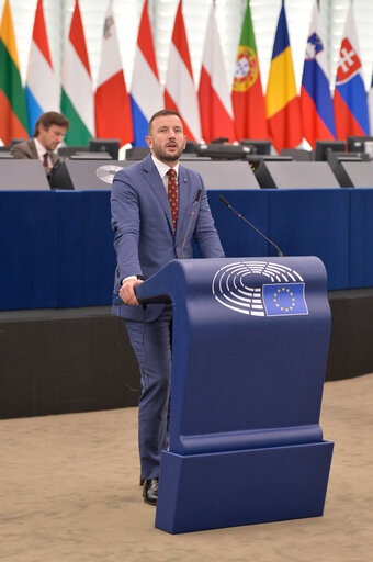 Foto 3: EP Plenary session - Short presentation - Accession to the Schengen area