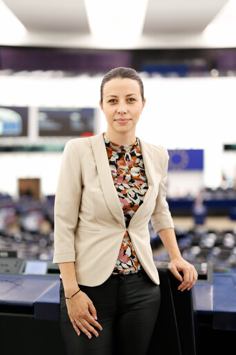 Irena Joveva in the EP in Strasbourg