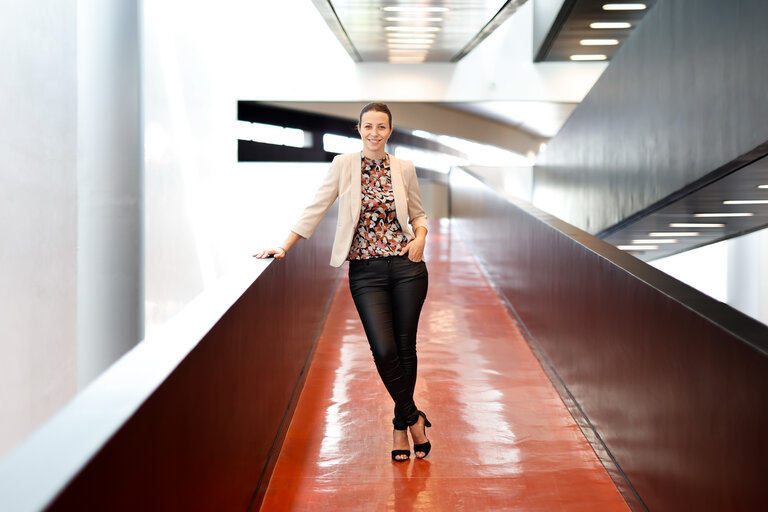 Irena Joveva in the EP in Strasbourg