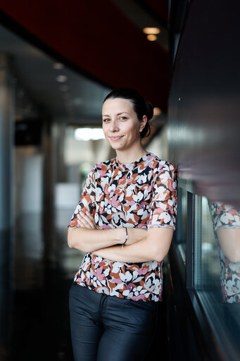 Fotografija 6: Irena Joveva in the EP in Strasbourg