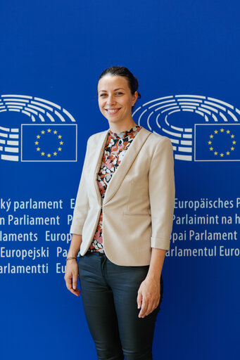 Fotografija 13: Irena Joveva in the EP in Strasbourg