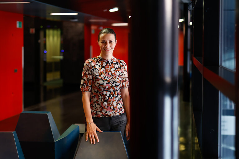 Irena Joveva in the EP in Strasbourg