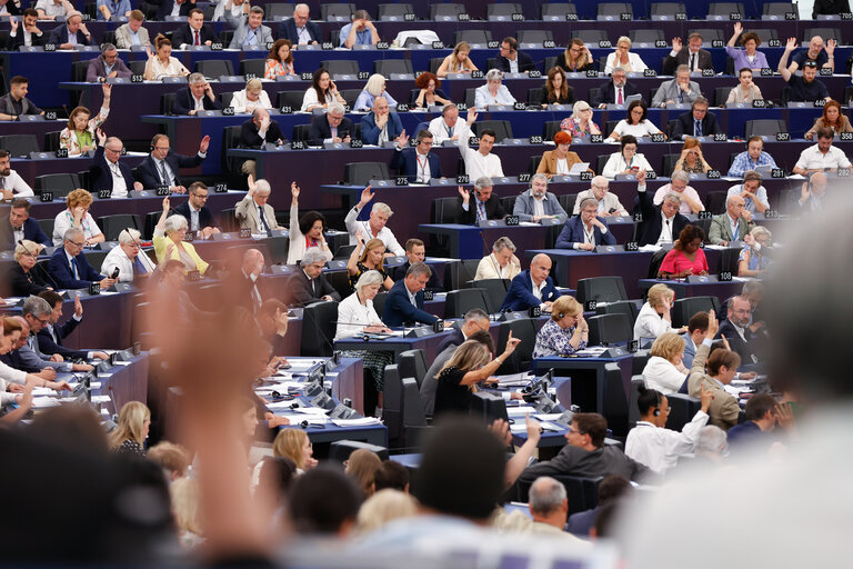 Fotó 10: EP Plenary session - Voting session