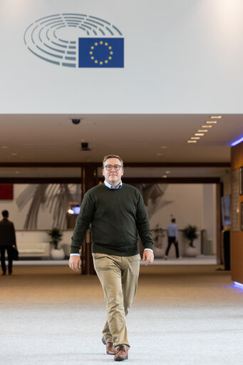 Fotografija 13: Bergur Lokke RASMUSSEN in the EP in Brussels