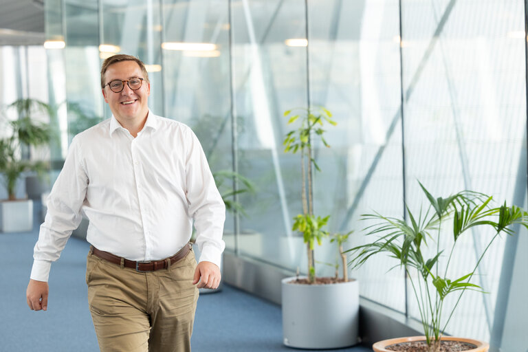 Bergur Lokke RASMUSSEN in the EP in Brussels