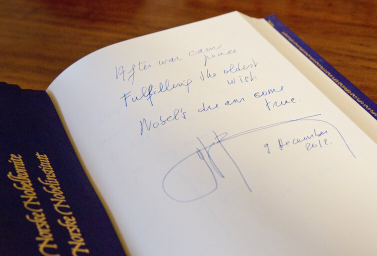 Nobel Peace Prize 2012 - Guestbook