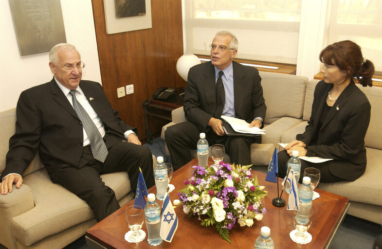 Josep BORRELL FONTELLES, EP President during his official visit to Israel, June 26th, Israel