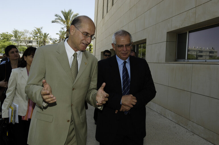 Josep BORRELL FONTELLES, EP President during his official visit to Israel, June 26th, Israel