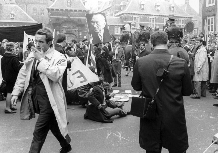 Demonstration during the The Hague Summit