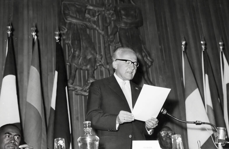 lAPE delegation travels to Madagascar in June 1960 - President Furler speech