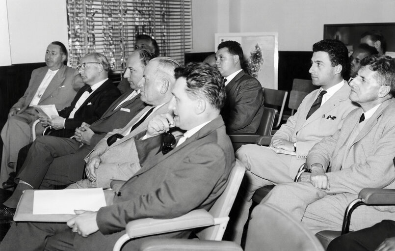 APE delegation travels to Madagascar 09 June 1960 - Meeting with the Minister for Education - Mr. Laurent Botokeky