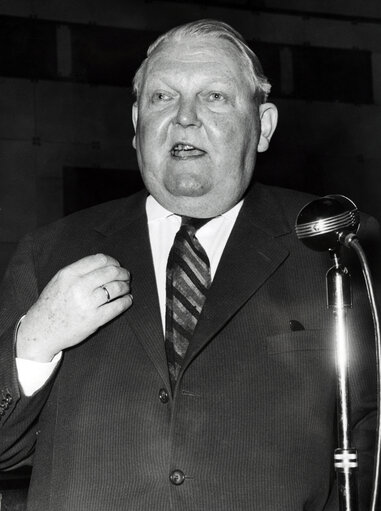 German Presidency, Federal Minister of the Economy Ludwig ERHARDT