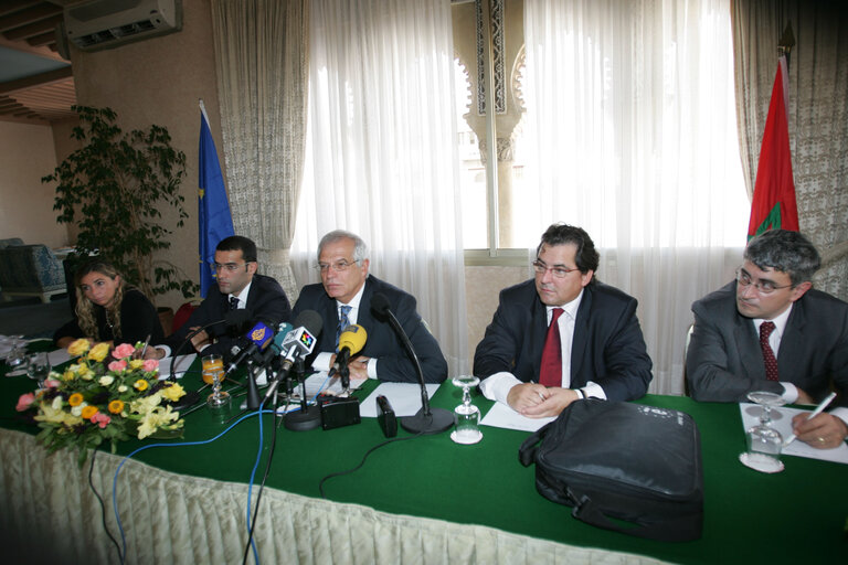 Valokuva 2: Josep Borrell Fontelles, EP President during his official visit to Morocco, September 15, 2005.