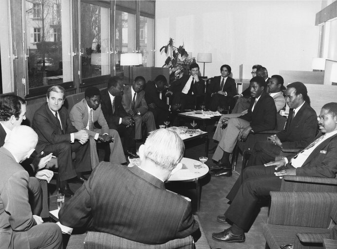 EAMA Group of african senior officials in session in November 1972