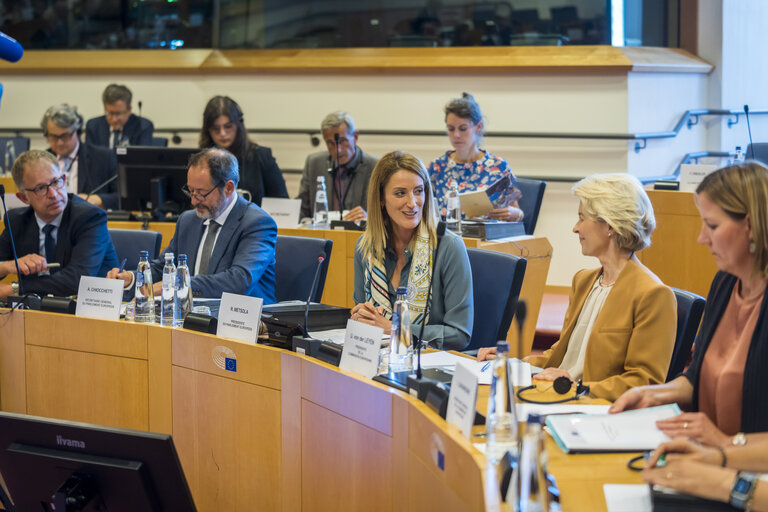 Снимка 3: Meeting of the EP Conference of Presidents