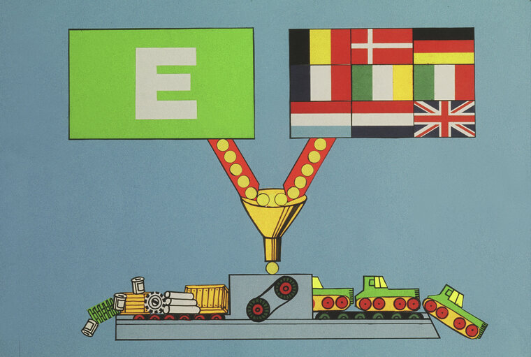Fotagrafa 23: EP Illustration - EP illustrative color Slide covering the different European themes and work