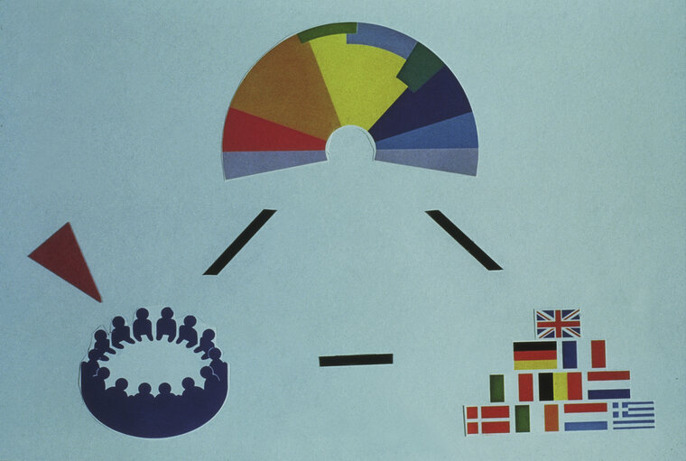 Fotografija 49: Political repartition inside the plenary (Hemicycle) - graphical vieuw