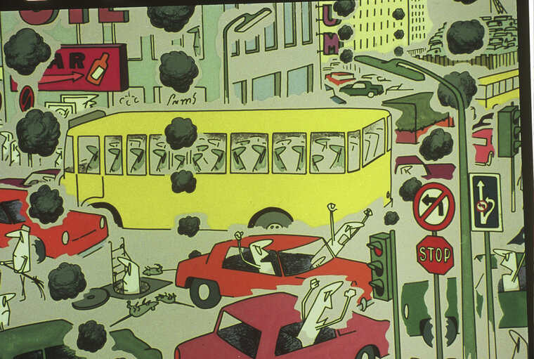 Fotagrafa 16: EP Illustration - EP illustrative color Slide covering the different European themes and work - European pollution.
